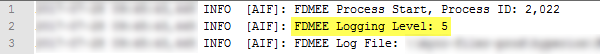 FDMEE 11.1.2.3 Log Level