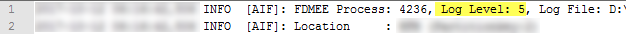 FDMEE 11.1.2.4 Log Level