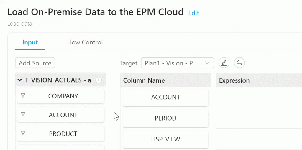 ICECloud - Direct Data Load to EPM Cloud