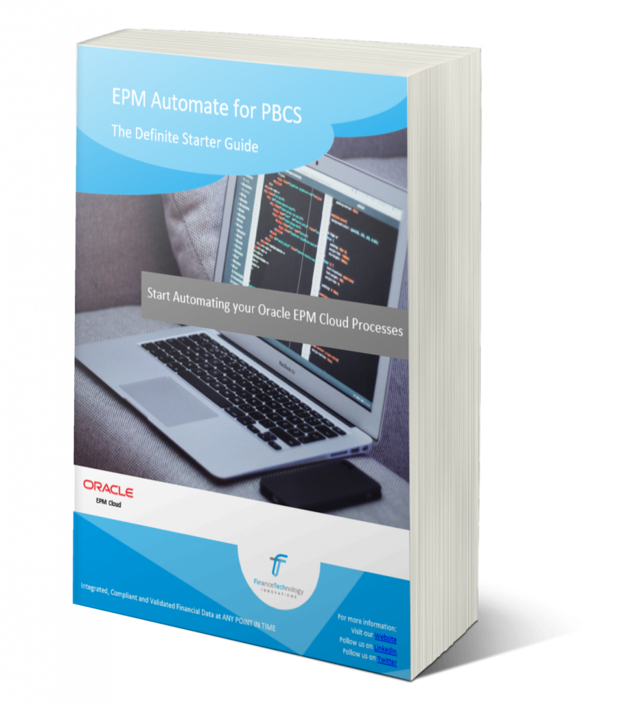 EPM Automate for PBCS - The Definite Getting Started Guide - Cover